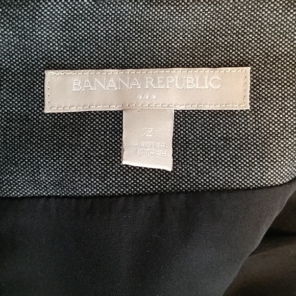 Banana Republic Gray Lined Skirt Size 2 - Picture 4 of 5